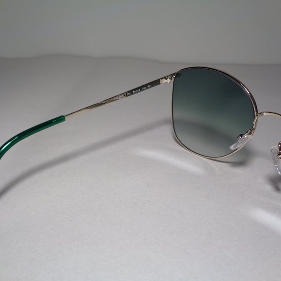 Lacoste L224S Gold Green New Women\'s Sunglasses main image 4